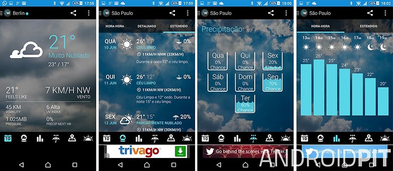 Os Melhores Aplicativos E Widgets De Clima Para Android AndroidPIT