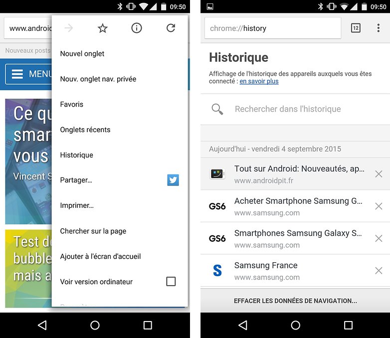 Comment Supprimer L Historique De Navigation De Chrome Android Et Pc