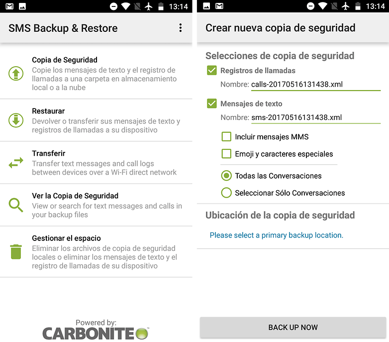 backup restore