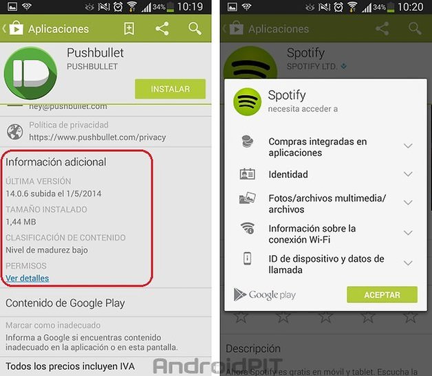 actualizacion google play store