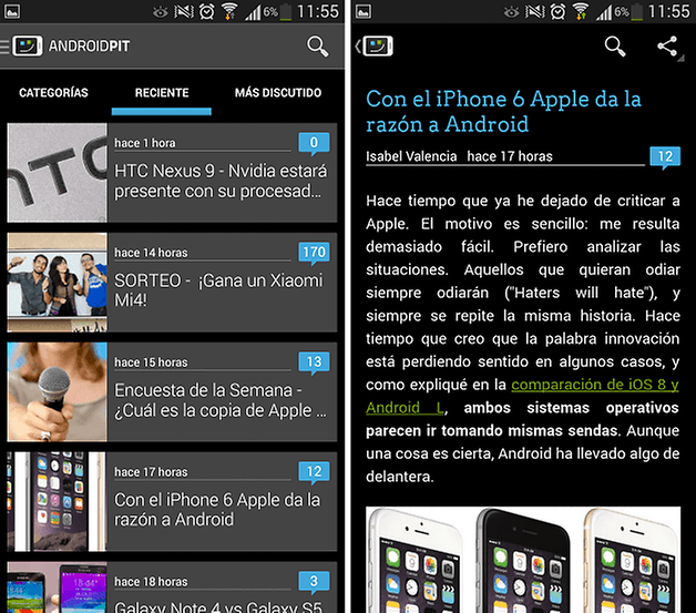 androidpit app dark theme 2