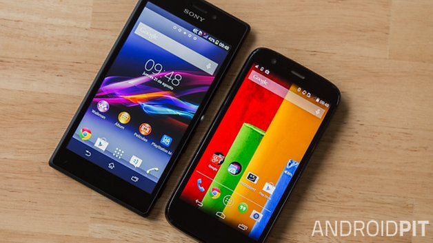 comparacion moto g xperia m2