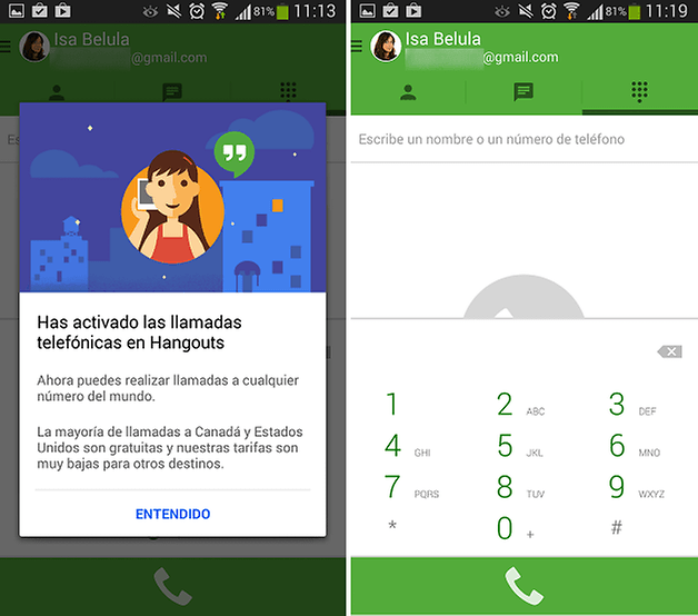 hangouts dialer 2