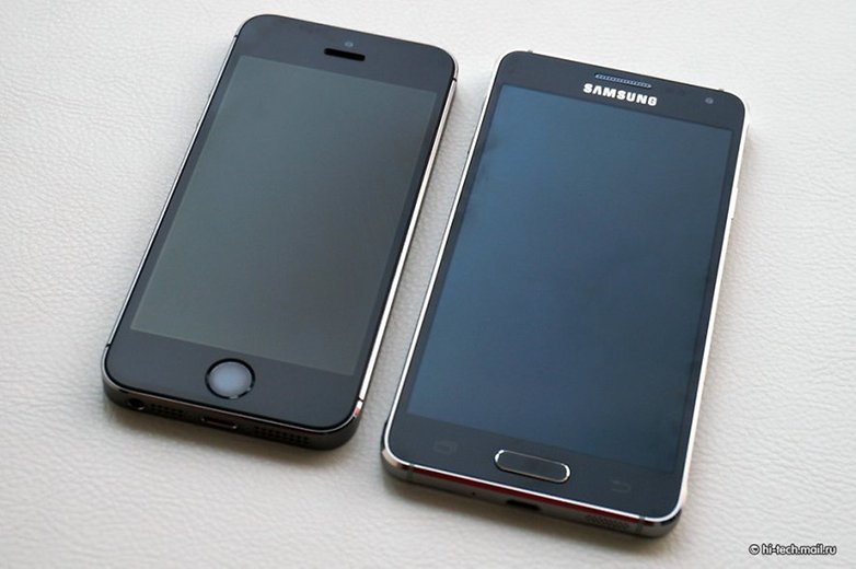 iphone 5s galaxy alpha