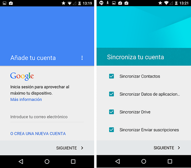 software funciones android lollipop