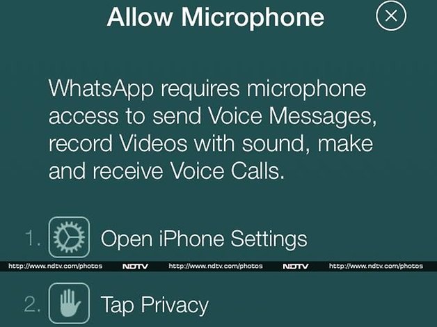 whatsapp iphone voice calling