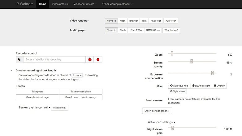 ajustes ip webcam androidpit