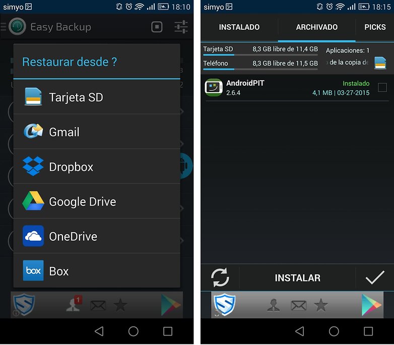easy backup androidpit