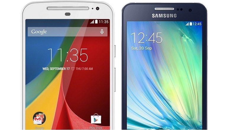 motorola moto g vs samsung galaxy a3
