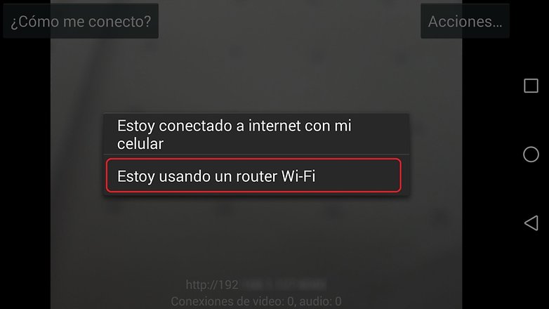 utilizar androidpit smartphone webcam 2