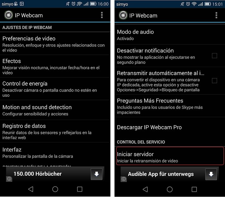 utilizar smartphone webcam androidpit 6