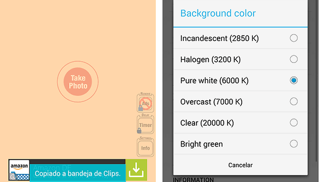 Batalla de aplicaciones con flash frontal - FaceLight vs. Front Flash