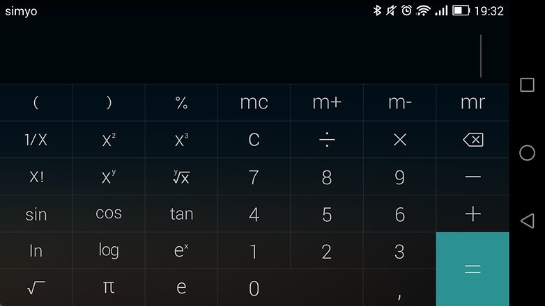 calculadora cientifica honor 6