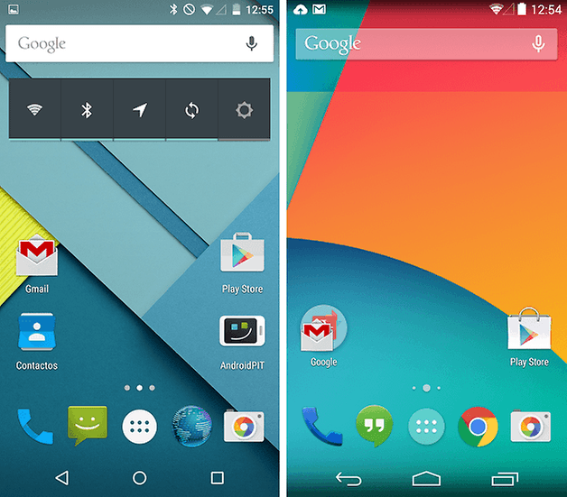 Что лучше андроид lollipop или kitkat