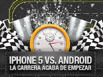 iPhone 5 vs. Android: La carrera acaba de empezar (Infograf&iacute;a)