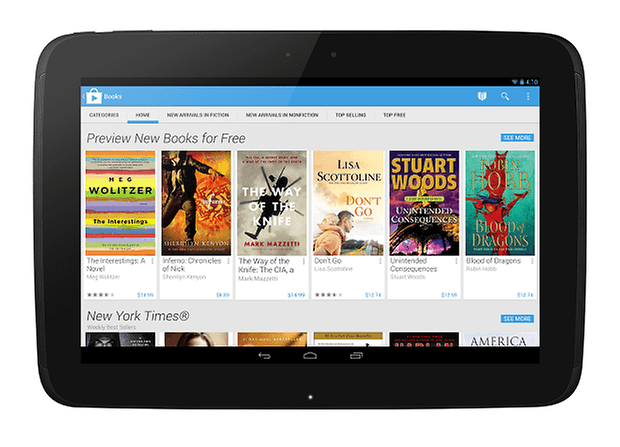 Play Books Home Tablet