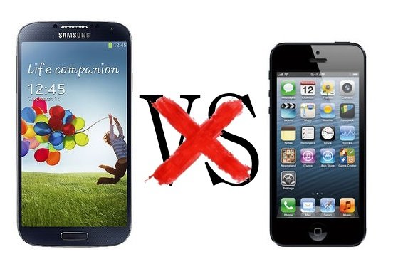 Samsung Galaxy S4 iphone5 2