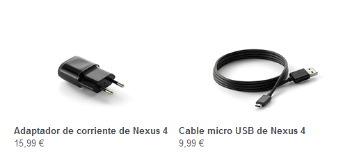 accesorios nexus 4 Kopie