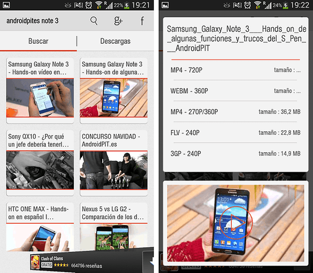 descargar video youtube android 3