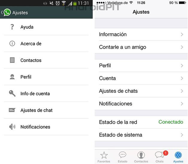 ios android whatsapp 5