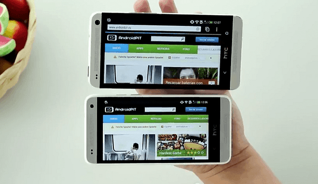 htc one mini comparacion