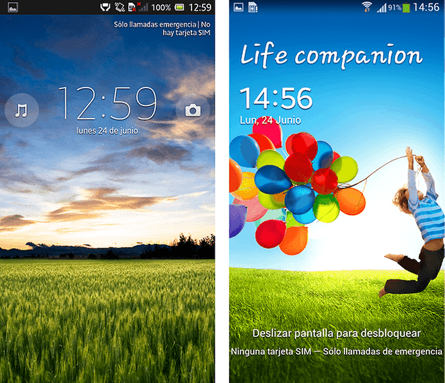Xperia UI Touchwiz 2