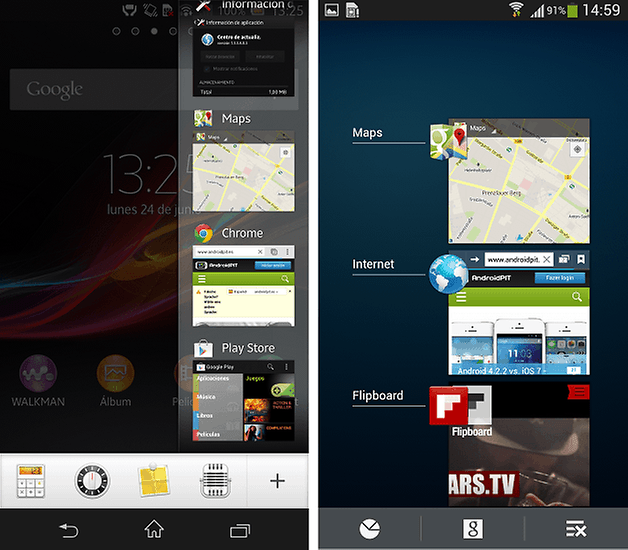Xperia UI Touchwiz 6