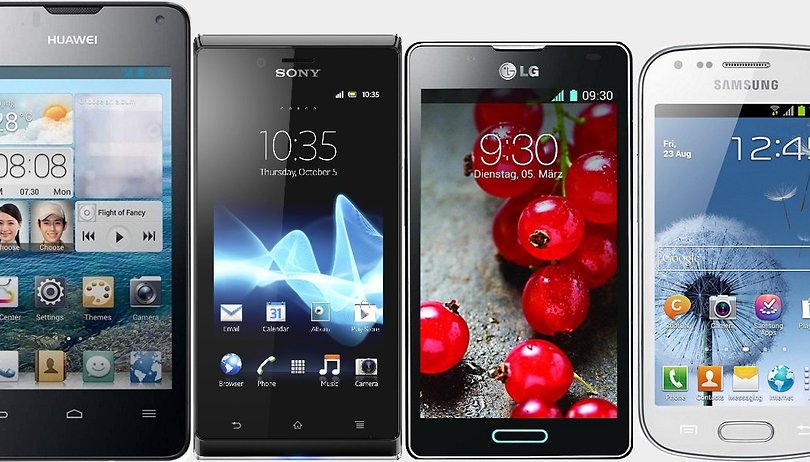 Comparación - Ascend G510 vs. Galaxy Trend vs. Xperia J vs. LG L7 II