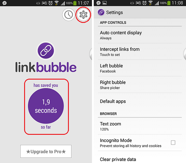 link bubble app