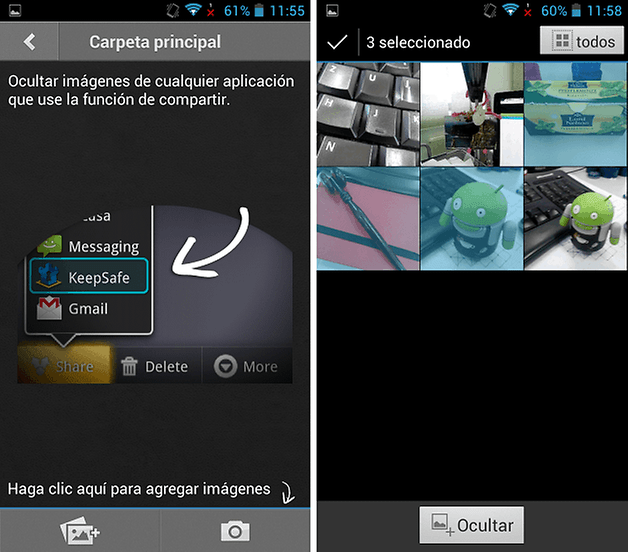 oculte imagenes keepsafe 2