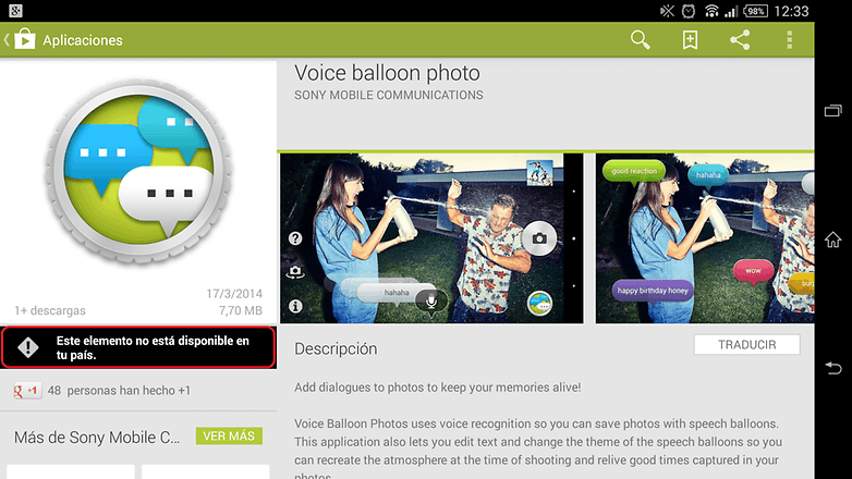 voice balloon photo