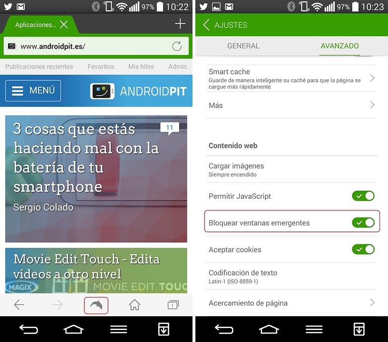 Cómo bloquear pop ups en Android - Tutorial | NextPit