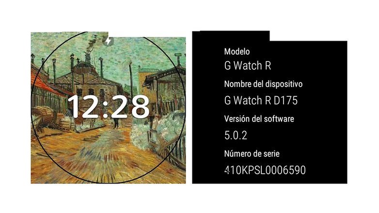 captura pantalla android wear