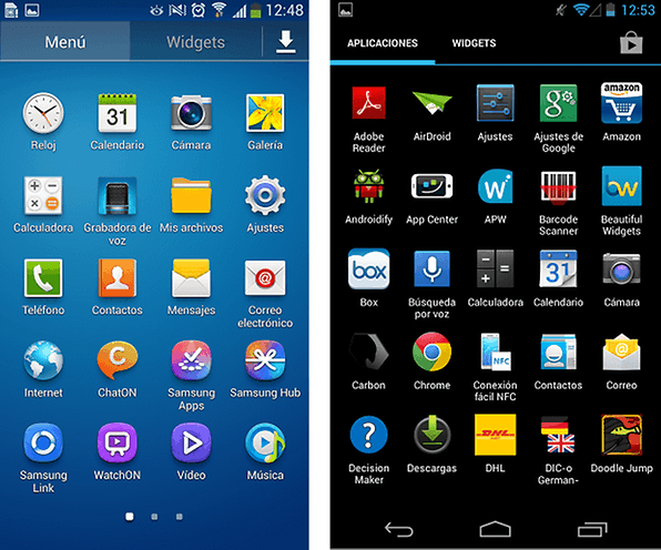 Samsung podría hacer descargables varias aplicaciones de TouchWiz