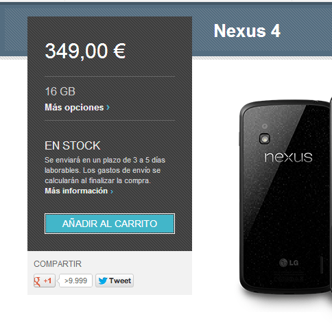 nexus 4 google play