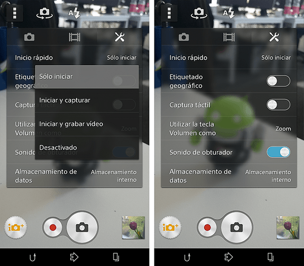 camara sony xperia z2