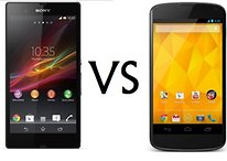 Comparação - Xperia Z vs. Nexus 4