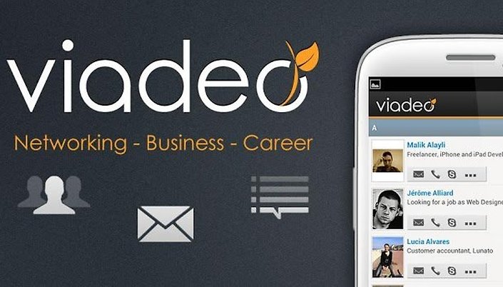 Viadeo - Toujours connecté à son réseau social professionnel