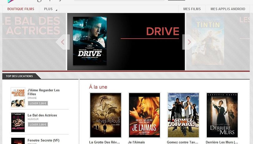 Google Play Films débarque en France !