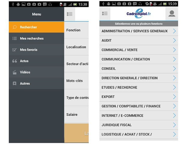 cadremploiandroid