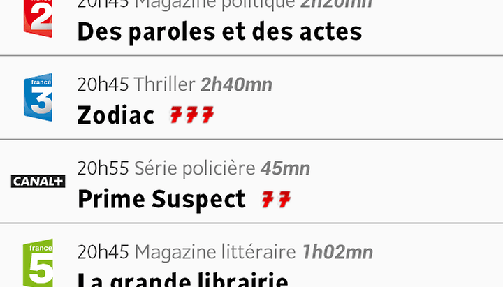 L'appli bien de chez nous : Télé Loisir vs Télé 7 Jours