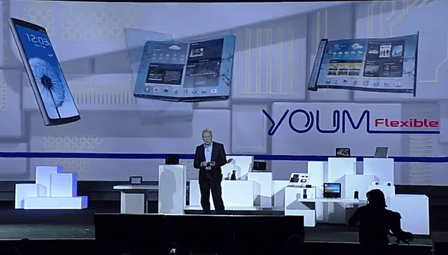 CES 2013 : Samsung dévoile YOUM, son écran flexible