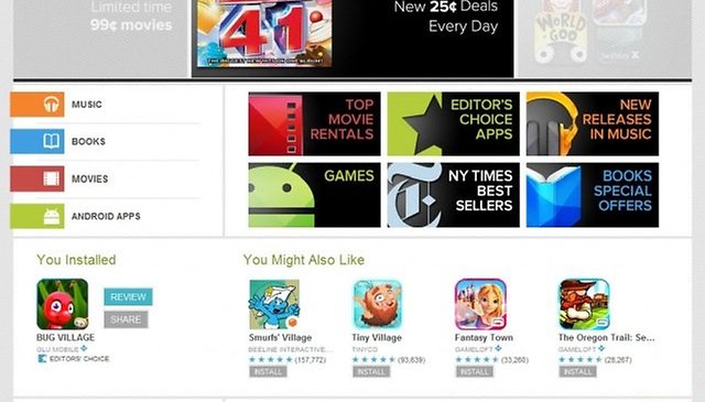Bye bye Android Market ! Bonjour Google Play !