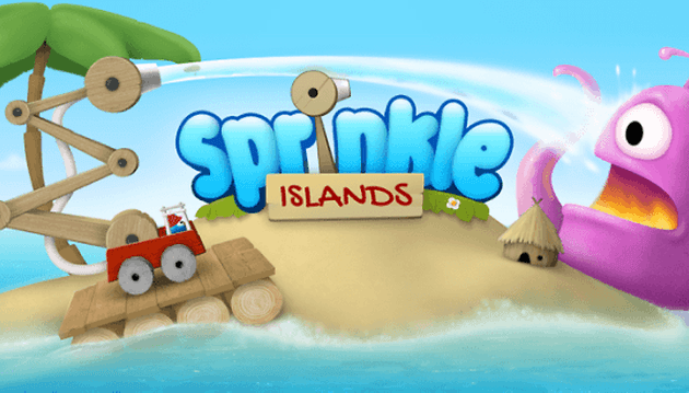 Sprinkle Islands: Little Blue Firemen kickin' fires butt