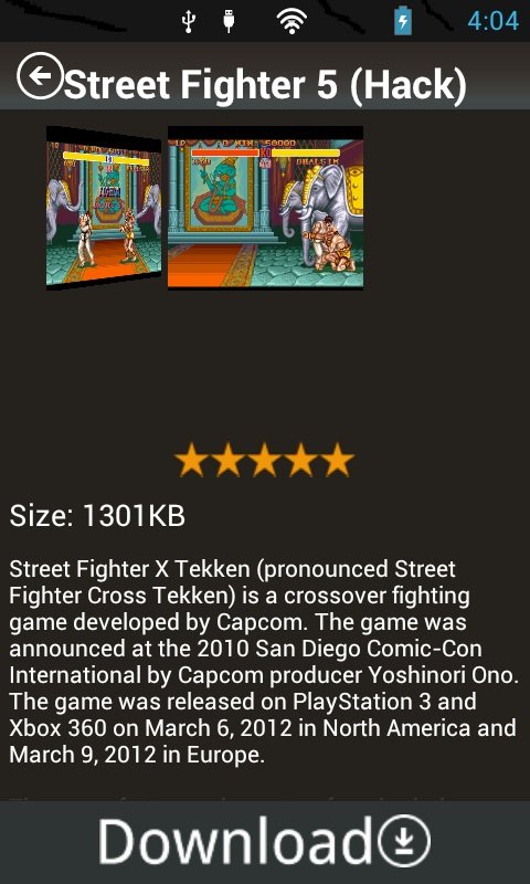 Code Street Fighter V SF5 arcade APK (Android Game) - Free Download