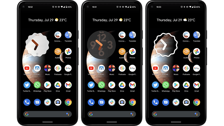 Android 12 screenshots