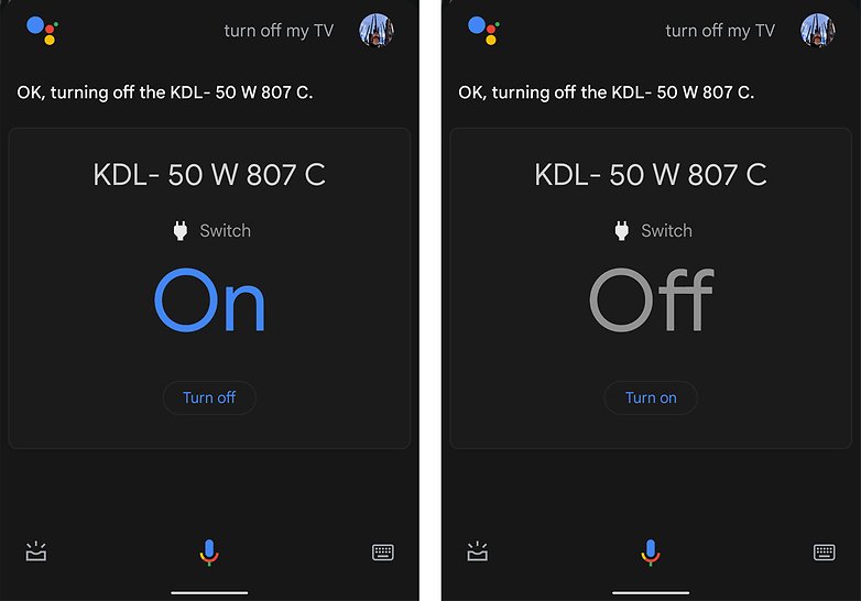 El Asistente de Google apaga la TV