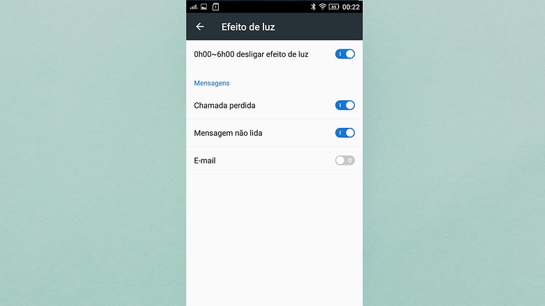 vibe k5 dicas truques efeito luz