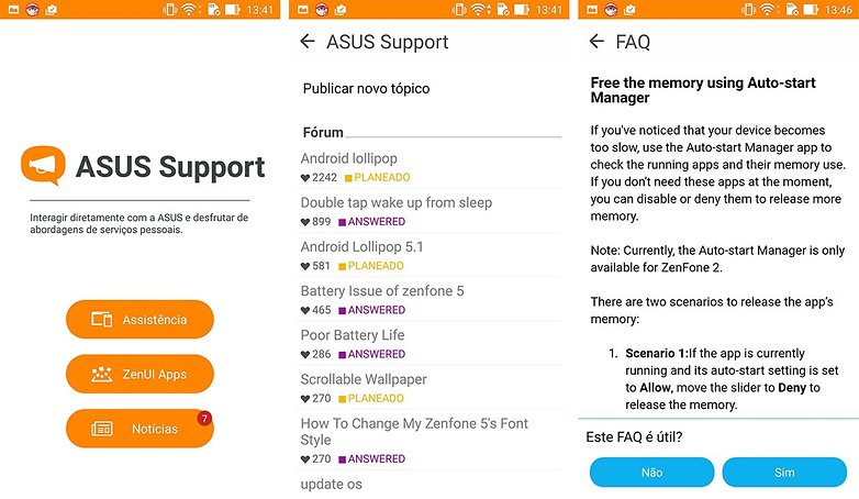 Asus support app zenUI