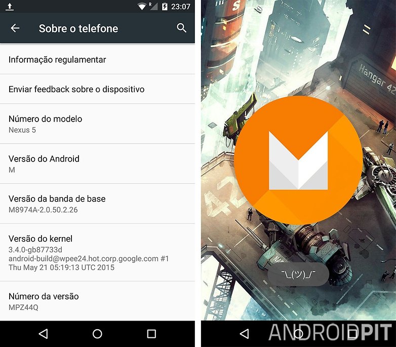 Android M easter egg